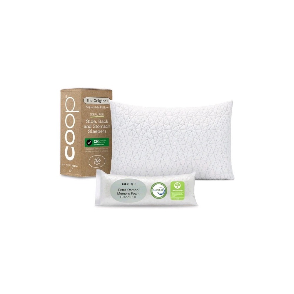 NEW Coop Home Goods Original Loft Pillow Queen Size Bed Pillow for Sleeping
